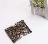 Direct supply from the manufacturer of the popular acrylic matte textured hair comb and hair coil in Europe and America, featuring fashionable horn patterns Specification image